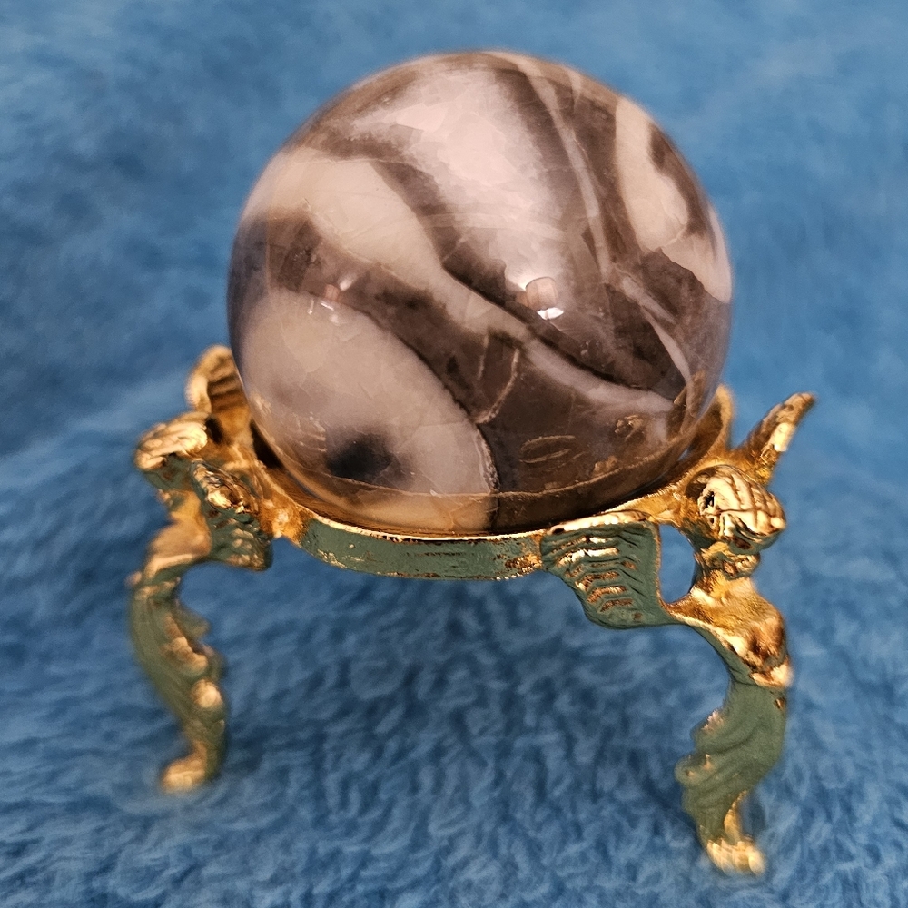 40mm, 111g, 1000 Eye Jasper Sphere, NWT! (Holder not included)